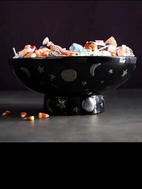 Anthropologie Francesca Kay Halloween Magic Candy Bowl New in Box